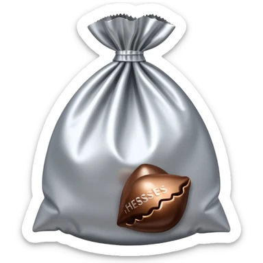 Bag of Hershey’s kisses sticker
