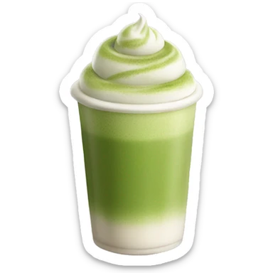 matcha latte sticker