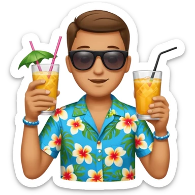 I am feeling free from work obligations and ready to go on vacation  sticker