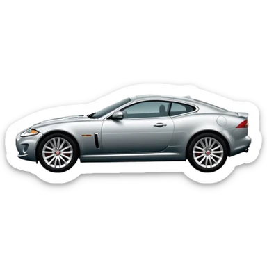 A 2007 jaguar xk from the side sticker