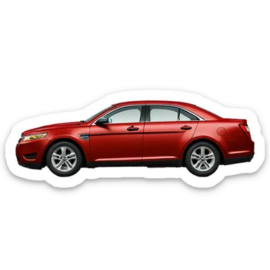 Ford Taurus red sticker
