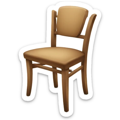 Broken chair sticker