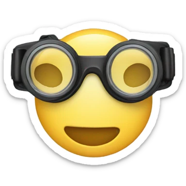 goggles for laboratory sticker