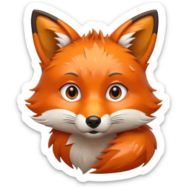 wet fox sticker