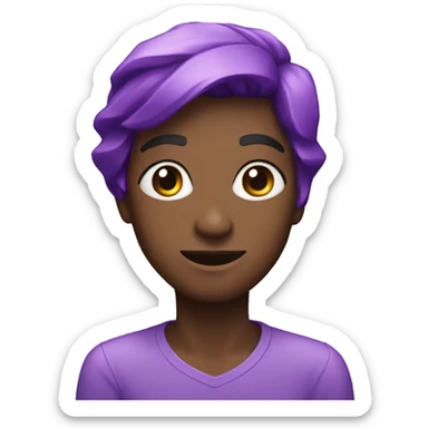 Purple diamonds  sticker