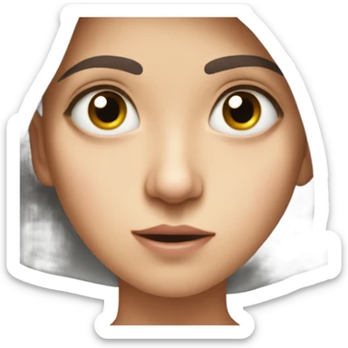 big eyes and tang sticker