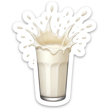 Milk firworks sticker