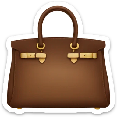Brown birkin bag  sticker