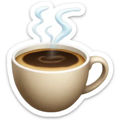Coffee sticker