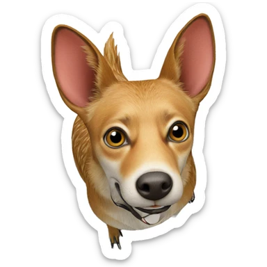 bird's eye view of wildlife sticker