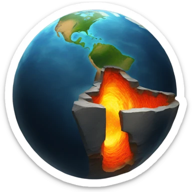 Earth's core
 sticker