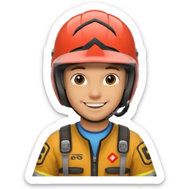 dirtbike rider being interviewed sticker