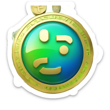 solana crypto currency sticker