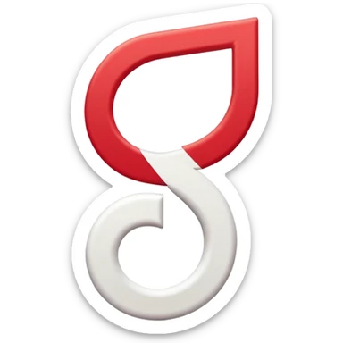 Tiktok logo without background sticker