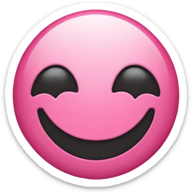 Smiley face with hearts sticker
