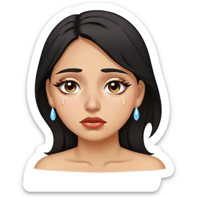 Tears in my latina eyes sticker
