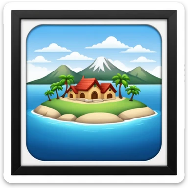 winterpark island sticker