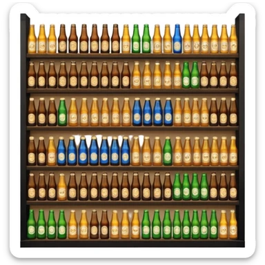 tienda de cervezas  sticker
