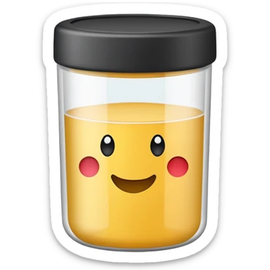 bote de suplementos blanco sticker