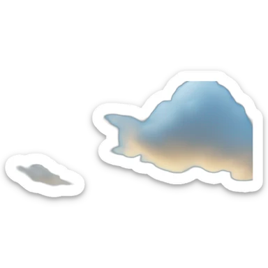 Blue sky with clouds sticker