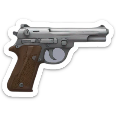 Gun sticker