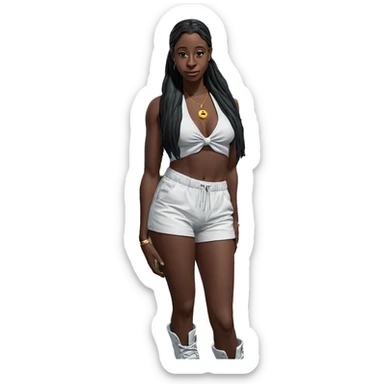 nighttime solo outdoor beauty sticker