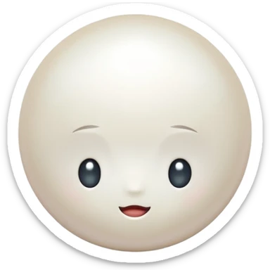 glamorous white pearls sticker