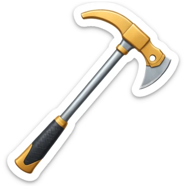 climbing axe sticker