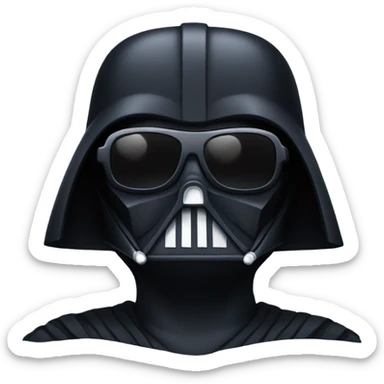 Darth vader wearing shades sticker