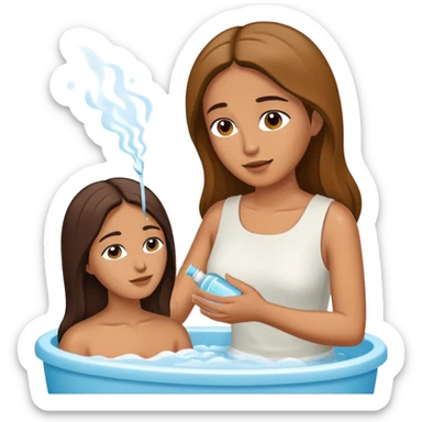 Biblical woman washes Jesus with perfume sticker