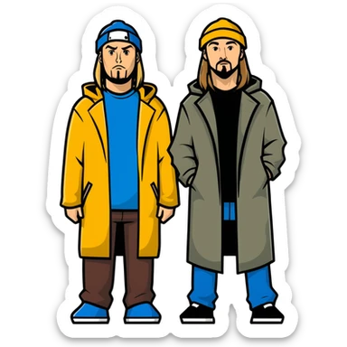 Jay and silent Bob sticker