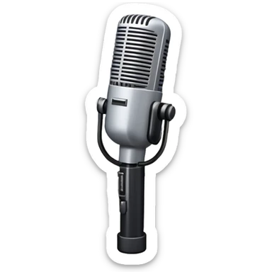 An icon featuring a microphone, a newspaper, a reporter’s camera, and soundwaves, representing journalism and mass media. The design includes headlines and imagery, symbolizing the spread of news and information. Transparent background highlights the power of communication and media. sticker