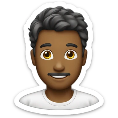 Menuisier jeune homme sticker