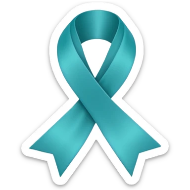 Teal ribbon with You Rock wording sticker