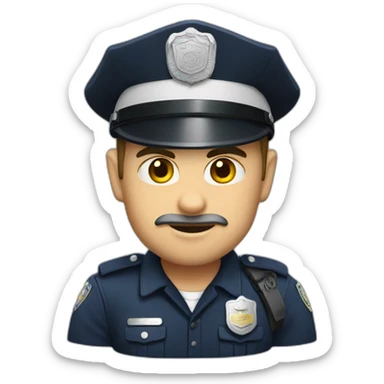 Policeman Vlad sticker