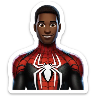 Spider man miles morales sticker