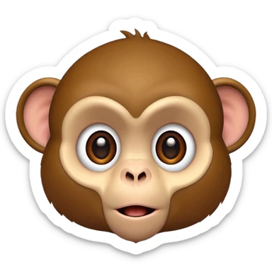 🐒😯؟ sticker