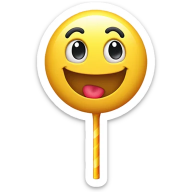 Lollipop smiley  sticker