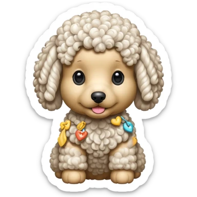 pudel sticker