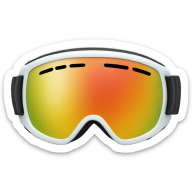 ski goggles sticker