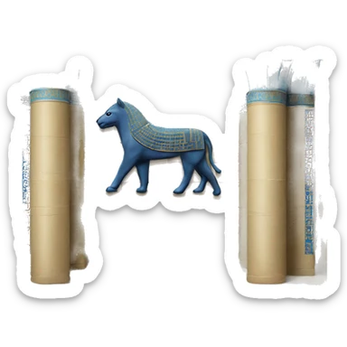 Ishtar Gate of Iraq  sticker