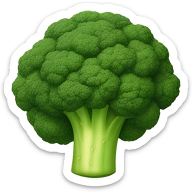 Broccoli hair ￼ sticker