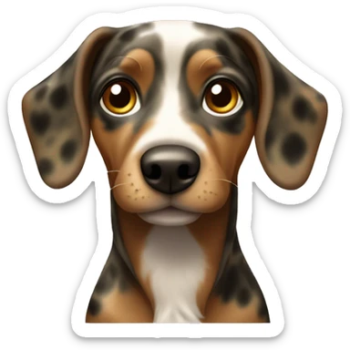 Dappled dachsu sticker