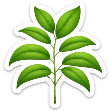tea plant sticker