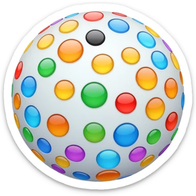 Grande tour ronde sticker