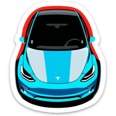 Tesla model 3 sticker
