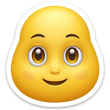 generate an ios genmoji of a yellow form that says "yellow form" sticker