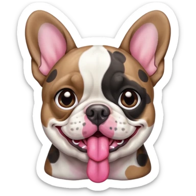 Bouledogue français merle sticker
