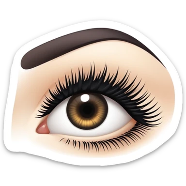 Eye lash sticker