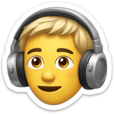 person listen music sticker